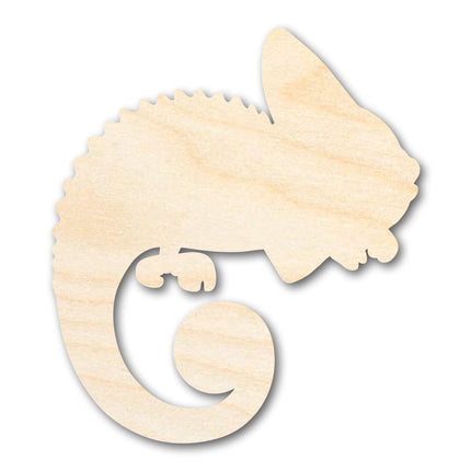 Unfinished Wood Chameleon Shape | DIY Craft Cutout | up to 46" DIY