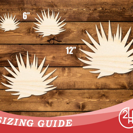 Unfinished Wood Agave Plant Shape | DIY Craft Cutout | up to 46" DIY