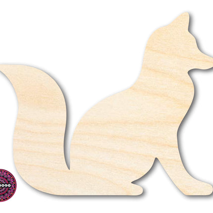 Unfinished Wood Fox Shape | JGrondz | DIY Craft Cutout | up to 46" DIY