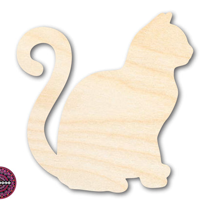 Unfinished Wood Cat Shape | JGrondz | DIY Craft Cutout | up to 46" DIY