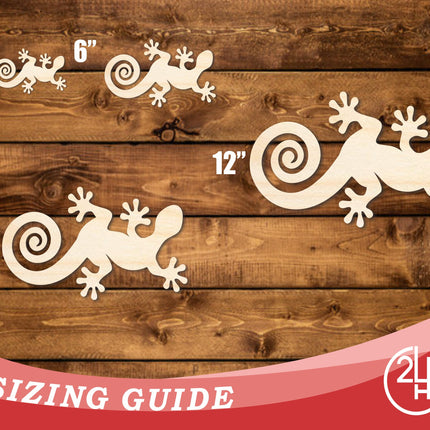 Unfinished Wood Lizard Shape | JGrondz | DIY Craft Cutout | up to 46" DIY