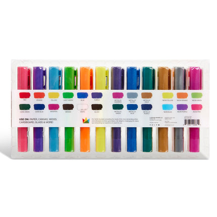 Tempera Paint Thin Sticks, 24 Colors