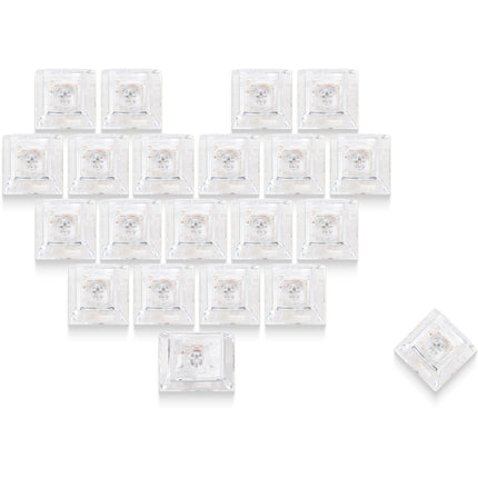 XVX Fizz Heart Series Cherry Profile PC 21-Key Artisan Keycap Set