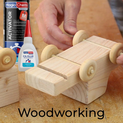 CA Glue with Activator (4 x 0.8 oz + 2 x 6.7 fl oz)