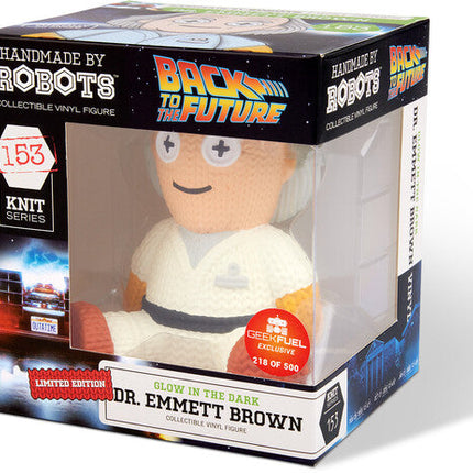 Back to the Future Dr. Emmett Brown Collectible Vinyl Figure (Limited Edition Glow in the Dark / Geek Fuel Numbered Exclusive) - #153