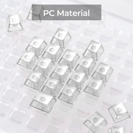 XVX Fizz Heart Series Cherry Profile PC 21-Key Artisan Keycap Set