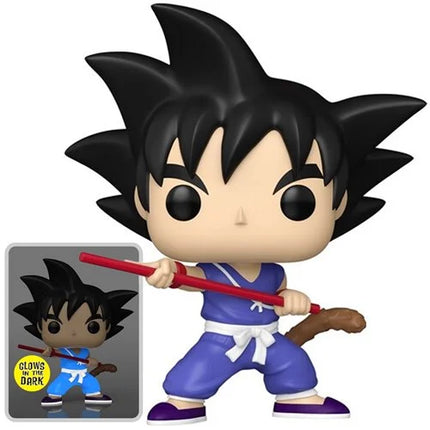 Dragon Ball Goku with Nyoibo Glow-in-the-Dark Funko Pop! Vinyl Figure #1922 - AE Exclusive