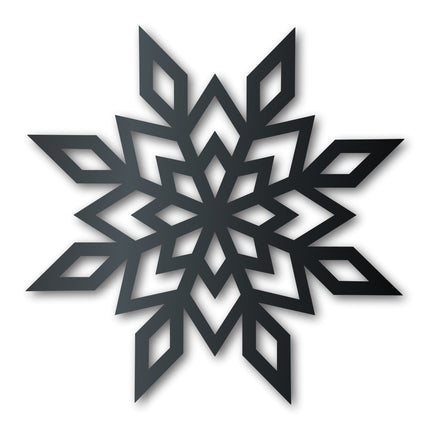 Metal Snowflake | Winter | Indoor Outdoor | Up to 36" | Over 20 Color Options