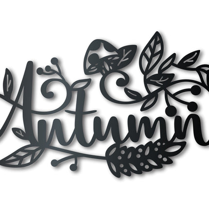 Metal Autumn Wall Art | Indoor Outdoor | Up to 36" | Over 20 Color Options