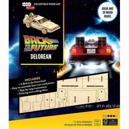 IncrediBuilds: Back to the Future: DeLorean Book and 3D Wood Model [2020]