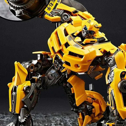Optimus Prime and Bumblebee Autobots Anime Figures, Transformation Robot Toys 30 CM