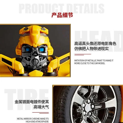 Optimus Prime and Bumblebee Autobots Anime Figures, Transformation Robot Toys 30 CM