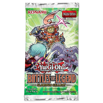 Yu-Gi-Oh! TCG Battles of Legend: Glorious Gallery Booster Pack (1st Edition)