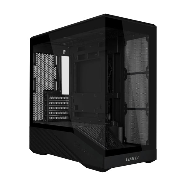 Lian Li Vector V100 MINI Micro Form Factor Compact PC Case, Panoramic Tempered Glass, Support Backet-Connect Micro-ATX, 415mm GPUs, 360mm Radiator, Dust Filiter, RGB - Black (V100MIX) W/o Fans