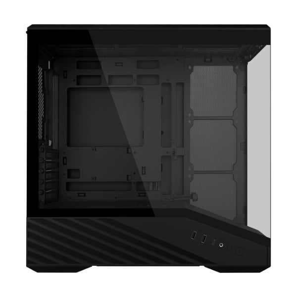 Lian Li Vector V100 MINI Micro Form Factor Compact PC Case, Panoramic Tempered Glass, Support Backet-Connect Micro-ATX, 415mm GPUs, 360mm Radiator, Dust Filiter, RGB - Black (V100MIX) W/o Fans