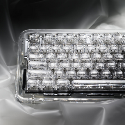 XVX Arctic Transparent SA Profile Double-Shot 128-Key PC Keycap Set