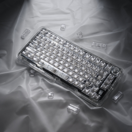 XVX Arctic Transparent SA Profile Double-Shot 128-Key PC Keycap Set