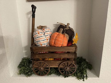 Unfinished Wood Wagon Wheel Shape | Rustic Farmhouse | DIY Craft Cutout | Up to 24"