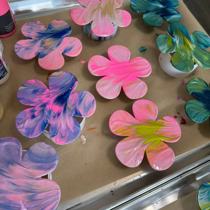 Unfinished Wood Flower Shape - Spring - Craft - up to 46" DIY