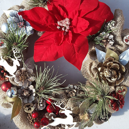 Unfinished Wood Flying Reindeer Shape - Rudolph - Christmas - Ornament - Craft - up to 46" DIY
