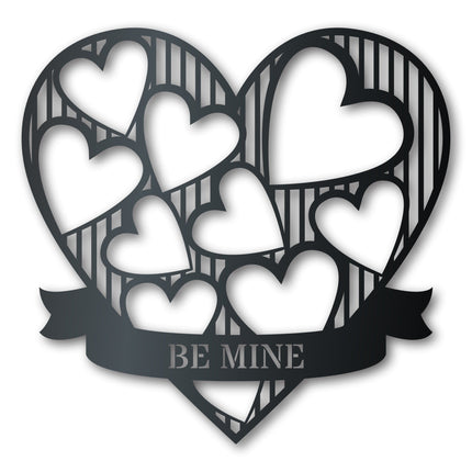 Metal Heart of Hearts Wall Art - Metal Sign - 14 Color Options