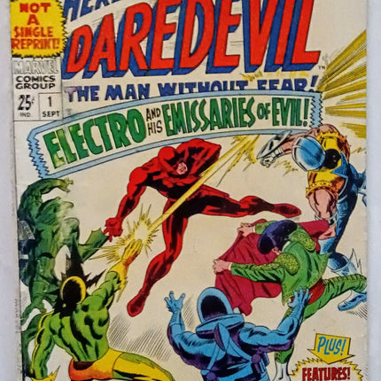Daredevil Annual #01, Marvel Comics (1967, Fair)