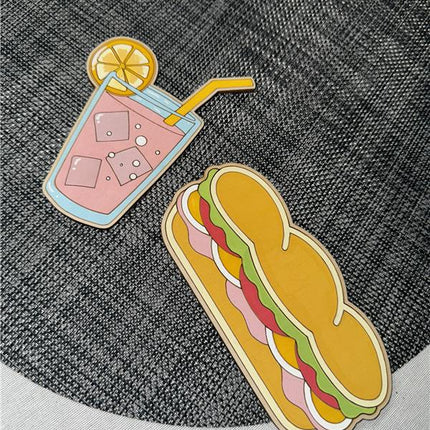 Unfinished Wood Etched Hoagie Shape | Paint By Line Crafts | up to 30" DIY