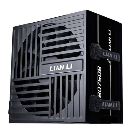 Lian Li RB750 80 Plus Bronze Non Modular - Low-Noise ATX 750 Watt Power Supply w/ 12+4Pin Connector - ATX 3.1 & PCIe 5.1 Compliant - Cable Management - 135mm Larger Fan - Active PFC - Black (RB0750B)