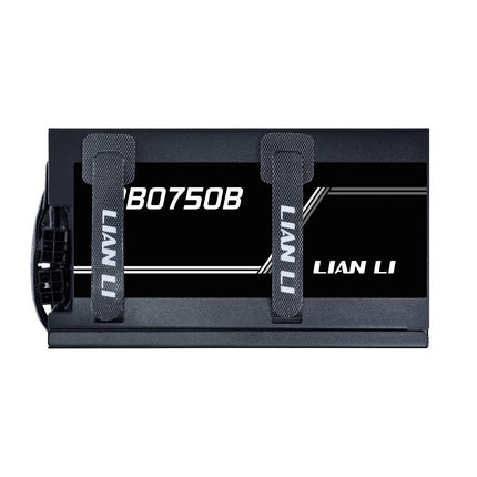 Lian Li RB750 80 Plus Bronze Non Modular - Low-Noise ATX 750 Watt Power Supply w/ 12+4Pin Connector - ATX 3.1 & PCIe 5.1 Compliant - Cable Management - 135mm Larger Fan - Active PFC - Black (RB0750B)