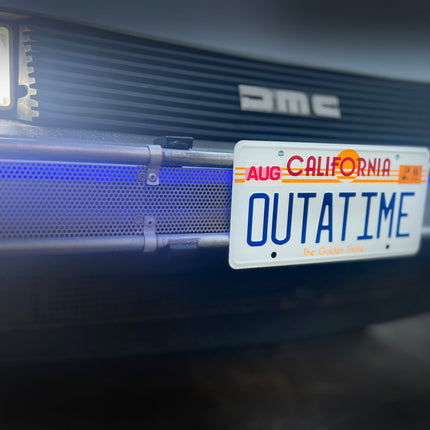 Back to the Future OUTATIME License Plate Replica