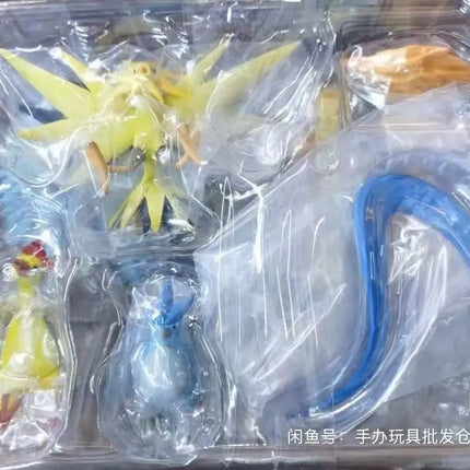 The Legendary Bird Articuno Moltres Zapdos Figurines, Pokemon Anime Figures Cute Model Toys
