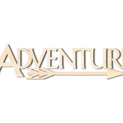 Unfinished Wood Adventure Shape - Word Craft - up to 46"