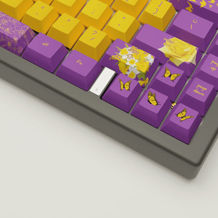 Butterfly Design Keycaps and Mechanical Keyboard