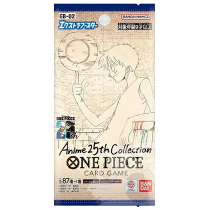 One Piece TCG - EB-02 - Anime 25th Collection - Japanese (1 Booster Pack)