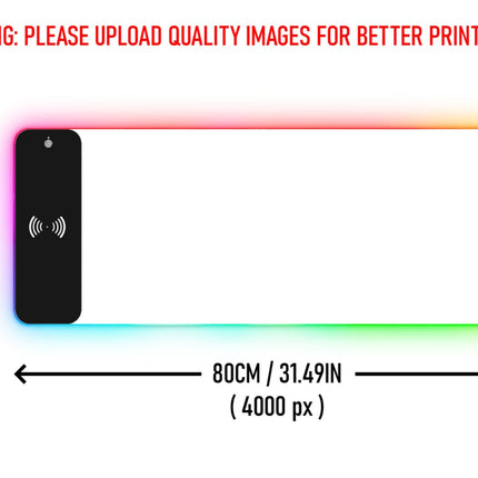 Custom Wireless Charging RGB Deskmat