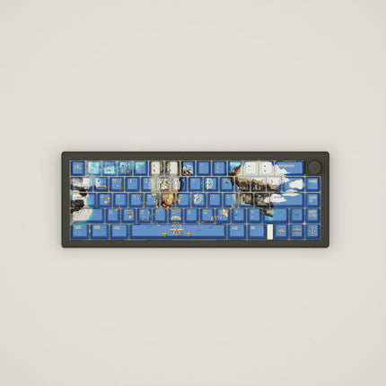Fighter Arcade Design Keycaps and Mechanical Keyboard