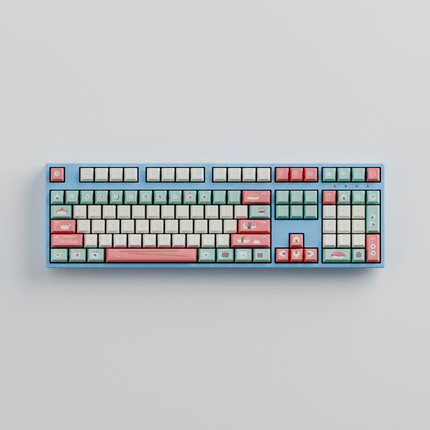 Fizz and Flourish Sushi Friends 100% RGB Mechanical Keyboard + Keycaps(Collabs)