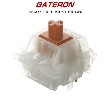 Gateron KS-3X1 Full Milky Switches