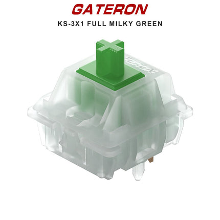 Gateron KS-3X1 Full Milky Switches