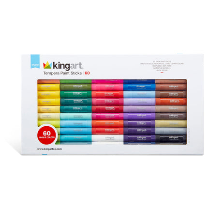 Tempera Paint Sticks, 60 Colors