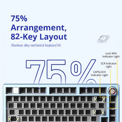 LEOBOG Hi75 75% Aluminum Alloy Keyboard Barebone Kit