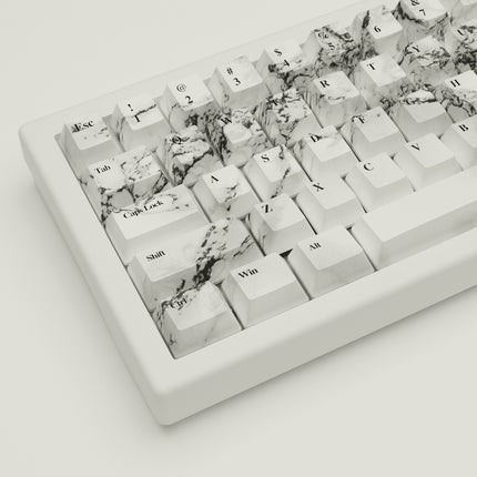 Marble Design Keycaps and Mechanical Keyboard