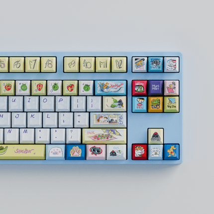 Myni Mart Family Summer Holiday 80% RGB Mechanical Keyboard(Collabs)