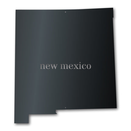 Metal New Mexico Wall Art - Custom Metal US State Sign - 14 Color Options