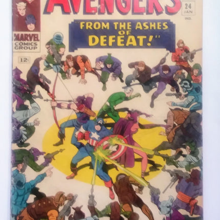 Avengers #024, Marvel Comics (January 1966, GD+)