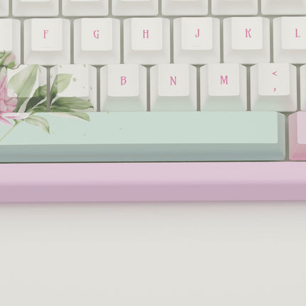 Peony Design Keycaps and Mechanical Keyboard