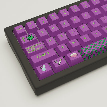 Stoner Design Keycaps and Mechanical Keyboard