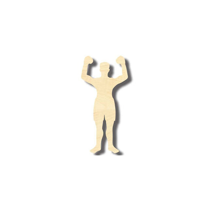 Unfinished Wood Boxer Shape - Sports - Craft - up to 46" DIY
