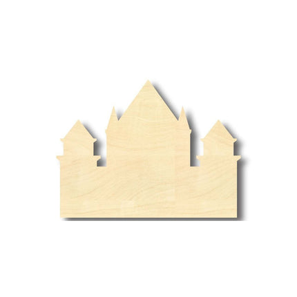 Unfinished Wood Castle Shape - Middle Ages - Craft - up to 46" DIY