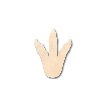 Unfinished Wood Dinosaur Foot Shape - Craft - up to 46" DIY